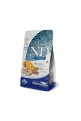 Nd Az Tahıllı Balıklı Portakallı Yetişkin Kediler İçin Açık Mama  1 KG