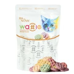 Ranova Kediler İçin Dondurularak Kurutulmuş Etli Waffle 60 Gr (Karışık Lezzet)