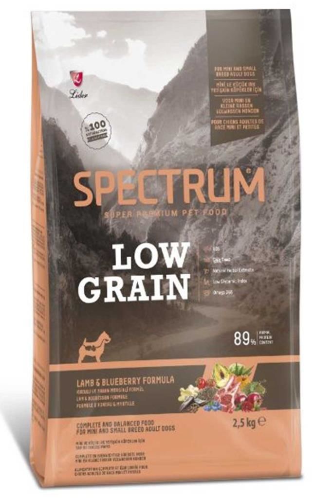 Spectrum Az Tahıllı Kuzu-Y.Mersinli Küçük Irk Köpek Maması 2,5 Kg