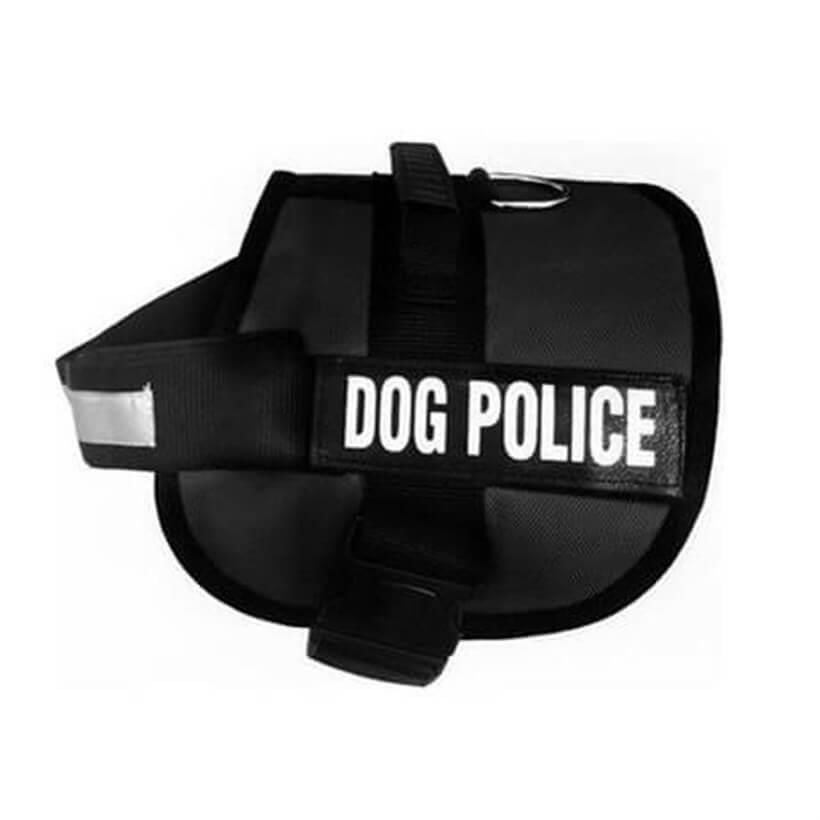 Dog Police Göğüs Tasması No:3 - Siyah