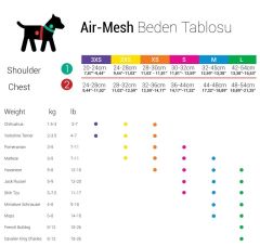 Tailpetz Air Mesh Harness Göğüs Tasması Saks Mavi Medium
