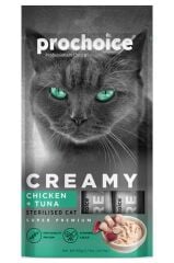 Prochoice Creamy Tavuklu Ton Balıklı Likit Ödül 4x15 Gr