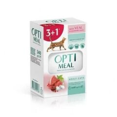 Optimeal Dana Etli Kızılcık Soslu Yaş Mama 85 Gr 3+1