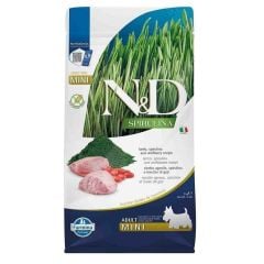 N&D Spirulina Kuzulu Mini Irk Tahılsız Yetişkin Köpek Maması 2kg