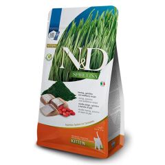 N&D Spirulina Ringa Balıklı Tahılsız Yavru Kedi Maması 1,5 Kg