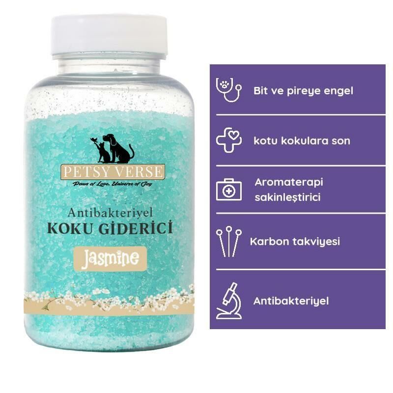 Petsy Verse Yasemin Kokulu Kedi Kumu Koku Giderici 220gr