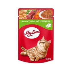 My Love Jöle İçinde Dana Etli Ve Sebzeli Pouch Kedi Maması 100 Gr