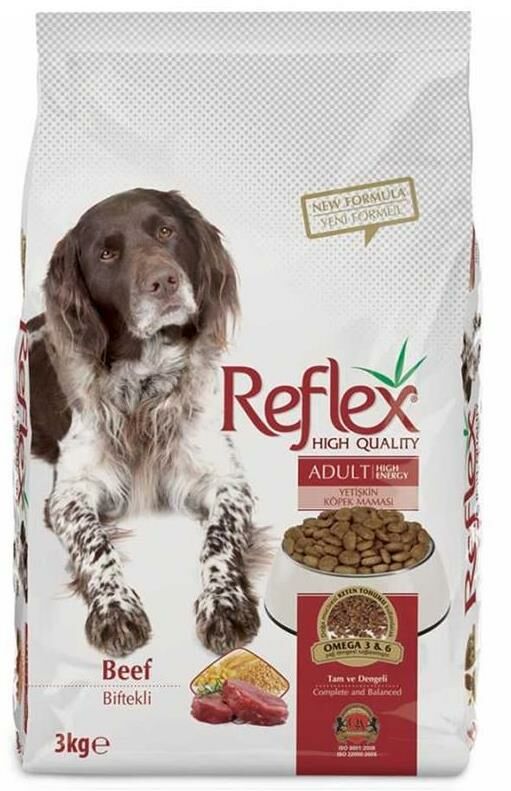 Reflex Biftekli Yüksek Enerjili Yetiskin Köpek Mamasi 3 Kg