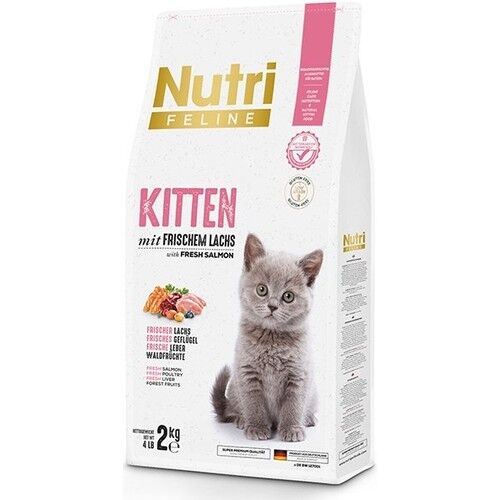 Nutri Feline Kitten Somonlu Yavru Kedi Maması 2 Kg