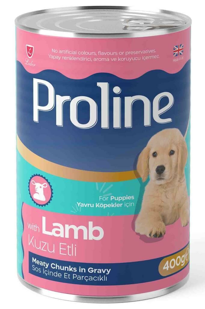 Proline Sos İçinde Parça Kuzu Etli Yavru Köpek Konservesi 400 Gr
