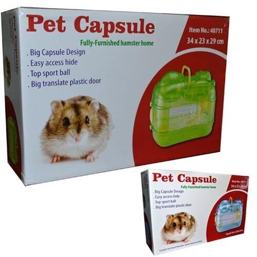 Petcapsule Hamster Kafesi 34*23*29 Cm - Yeşil