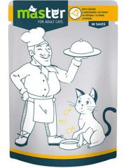 Master Pouch Tavuk Etli Yetişkin Kedi Konservesi 80gr