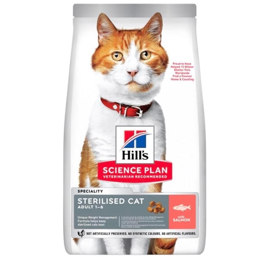 Hills Sterilised Somon Balikli Kisirlastirilmis Kedi Mamasi 3 Kg