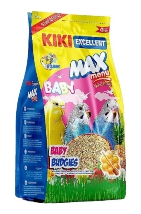 Kiki Excellent Kuş Max Menu Yavru Muhabbet Yemi 500 Gr