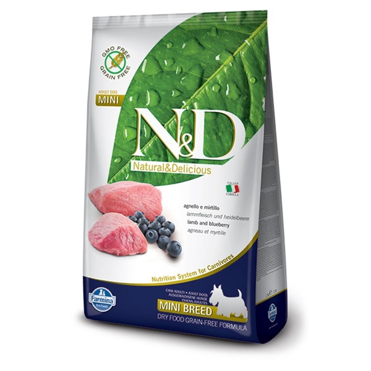 Nd Tahılsız Kuzulu Yetişkin Mini Köpek Maması 2,5 Kg
