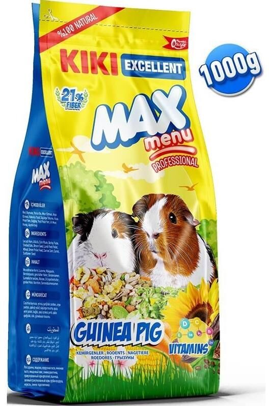 Kiki Excellent Kemirgen Max Menu Ginepig Yemi 1000 Gr