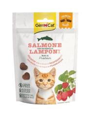 Gimcat Crunchy Snacks Somon ve Ahududulu Kedi Ödülü 50 gr
