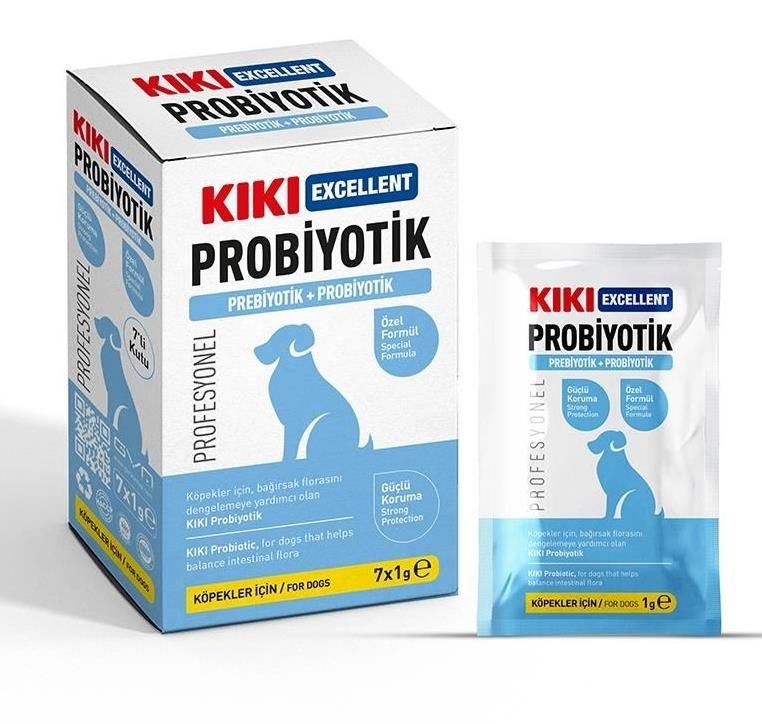 KIKI Excellent Köpek Probiyotik + Prebiyotik Saşe 1 Gr 7 li
