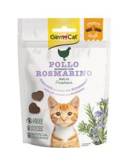 Gimcat Crunchy Snacks Tavuklu ve Biberiyeli Tahılsız Şekersiz Çıtır Kedi Ödülü 50 gr