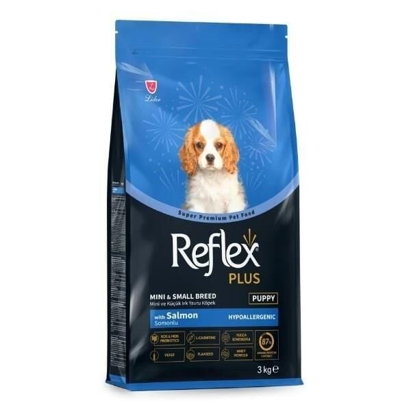 Reflex Plus Skin & Coat Somonlu Küçük Irk Yavru Köpek Maması 3 Kg