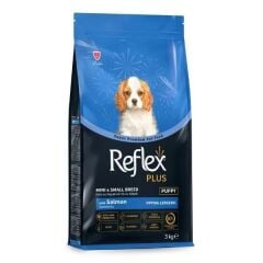Reflex Plus Skin & Coat Somonlu Küçük Irk Yavru Köpek Maması 3 Kg