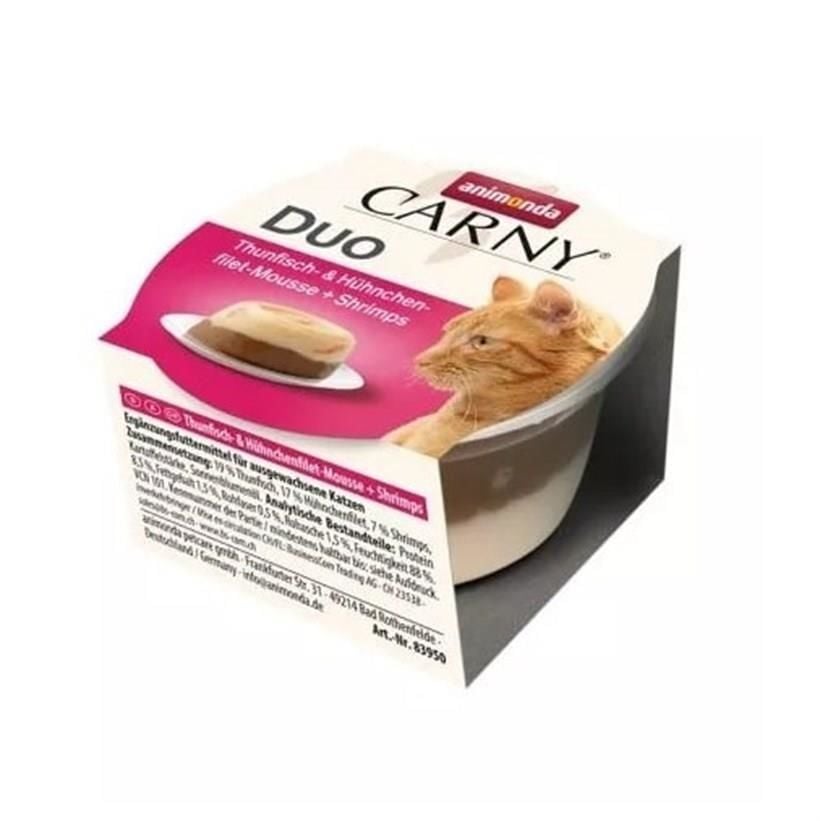 Animonda Carny Duo Ton Balığı ve Tavuklu Jöleli Kedi Konservesi 70gr