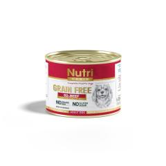 Nutri Canin Tahılsız Sığır Etli Yaş Köpek Maması 200 gr