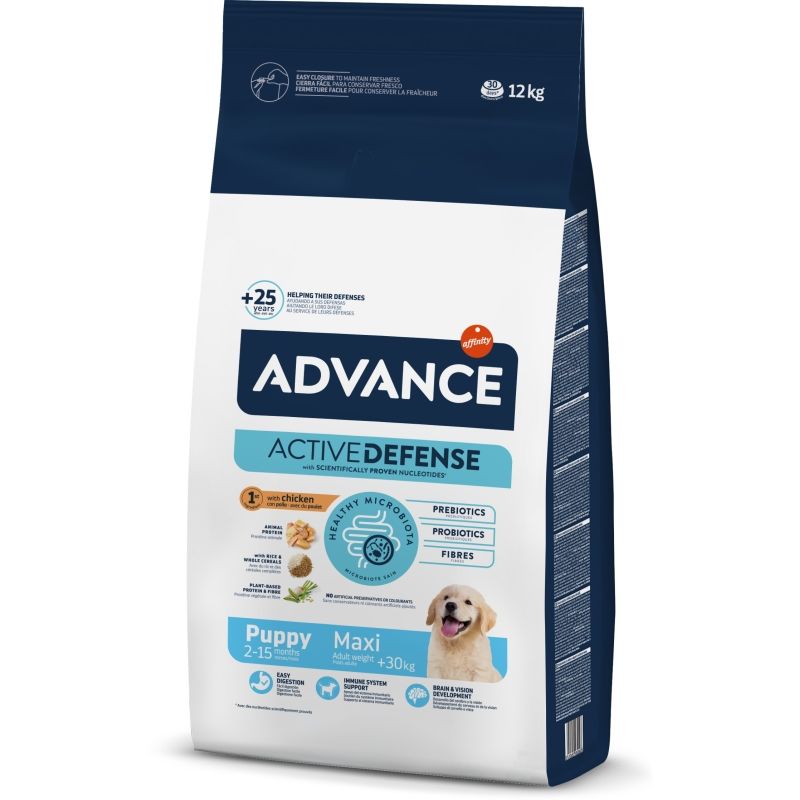 Advance Tavuklu Büyük Irk Yavru Köpek Maması 12 Kg