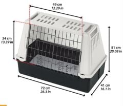 Ferplast Atlas Car Mini Köpek Taşıma Sepeti 72x41x51 Cm