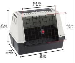 Ferplast Atlas Car 80 Köpek Taşıma Sepeti 80 x 49 x 60 Cm
