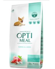 Optimeal Hindi Etli Yavru Köpek Maması 12kg