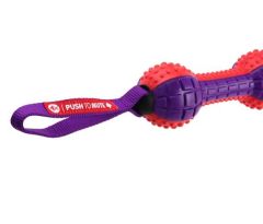 Gigwi Push To Mute Dambıl Ses Kont.18 cm Köpek Oyun