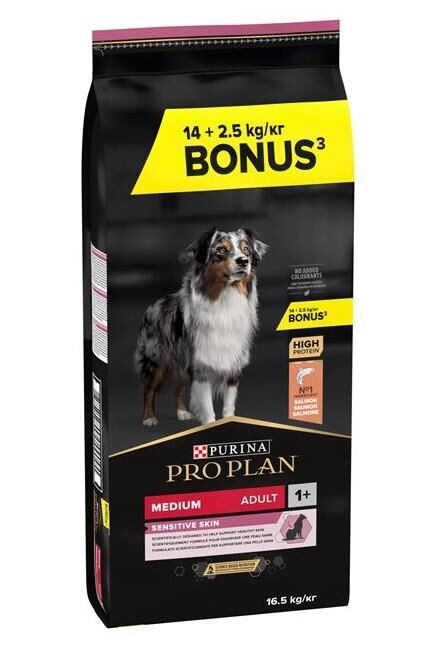 Pro Plan Somonlu Yetişkin Köpek Maması 14 kg+2,5 kg