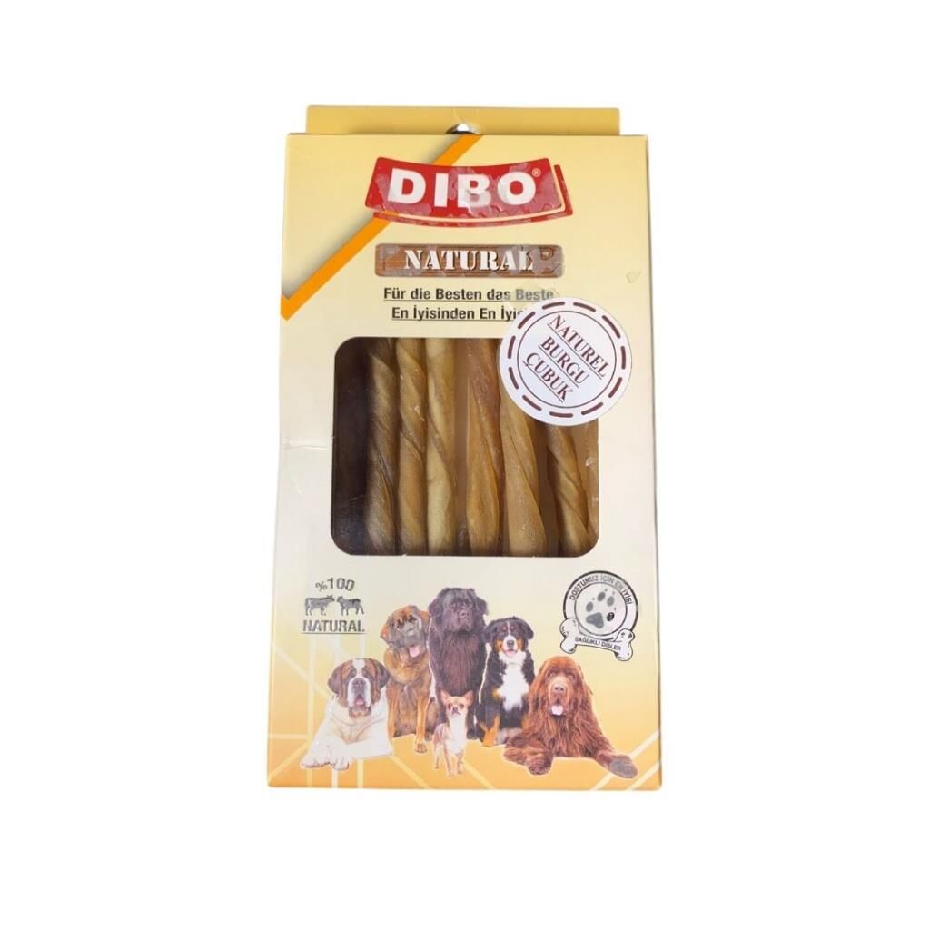 Dibo Naturel Burgu Çubuk 12 Cm 10'lu
