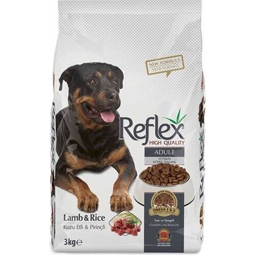Reflex Kuzu Etli Yetişkin Köpek Maması 3 Kg