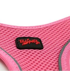 Tailpetz Air Mesh Harness Göğüs Tasması Pembe XS