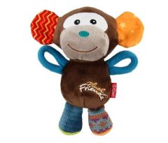 Gigwi Plush Friendz Sesli Maymun Peluş Köpek Oyuncağı