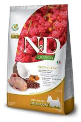 ND Quinoa Skin&Coat Mini Bıldırcın Kinoa Deri Tüy Sağlığı Küçük Irk Köpek Maması 2,5 Kg