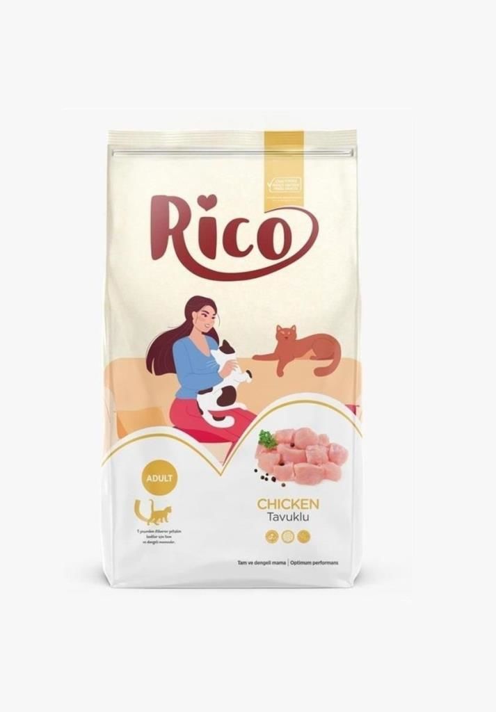 Rico Tavuklu Kısırlaştırılmış Kedi Maması 2 KG