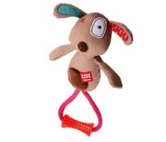 Gigwi Plush Friendz Öten Köpek Diş Kaşıyıcılı Köpek Oyuncağı