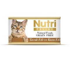 Nutri Tahılsız Tavuk Etli Kuzulu Kedi Konservesi 85 Gr