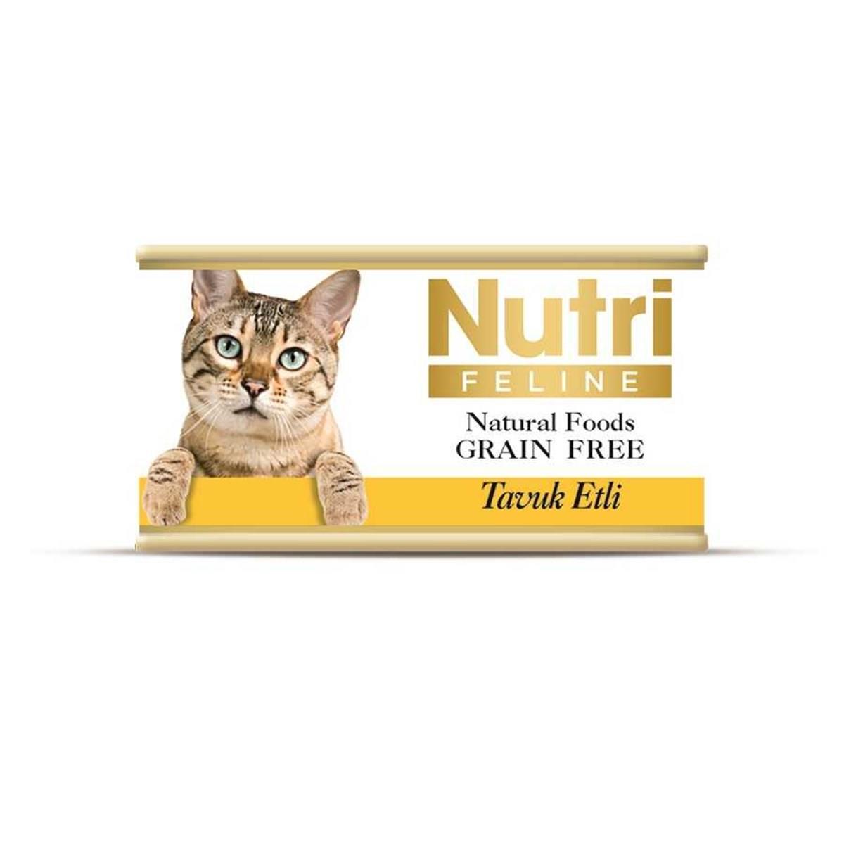 Nutri Tahılsız Tavuk Etli Kedi Konservesi 85 Gr