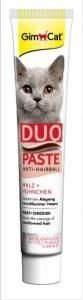 GimCat Duo Anti-Hairball Tüy Sağlığı için Tavuklu Kedi Macunu 50 Gr