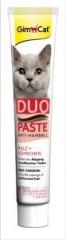 GimCat Duo Anti-Hairball Tüy Sağlığı için Peynirli Kedi Macunu 50 Gr