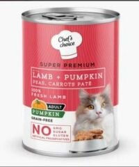 Chefs Choice Kuzulu Balkabaklı Kedi Konservesi 400 Gr