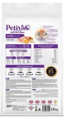 Petiva Yavru Kediler İçin Balık Etli Kuru Kedi Maması 1,5 Kg