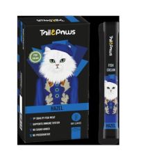 Tail & Paws HAZEL Somonlu Şekersiz Sıvı Kedi Ödül Maması 15gr (5'li)