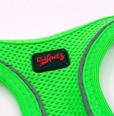 Tailpetz Air Mesh Harness Göğüs Tasması Neon Yeşil XXXS
