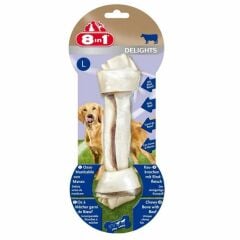 8in1 Delights Bones Biftekli Köpekler İçin Ağız Bakım Kemiği Large