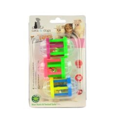 ​Flip Pet Kedi Oyun Topu Elips Zilli 3'lü